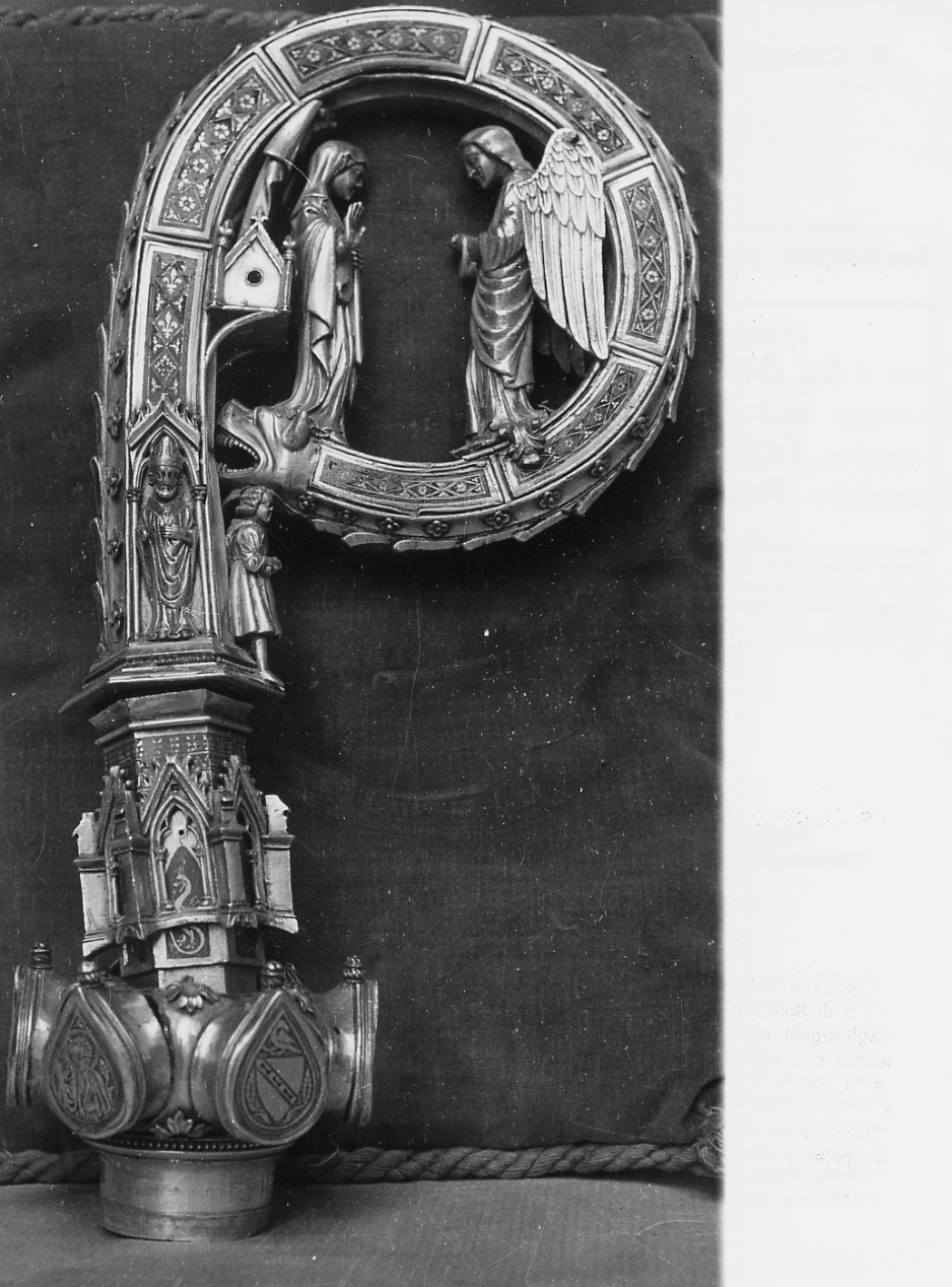 ANNUNCIAZIONE (pastorale) di Ciccarello di Francesco di Bentivenga (attribuito) (sec. XIV)