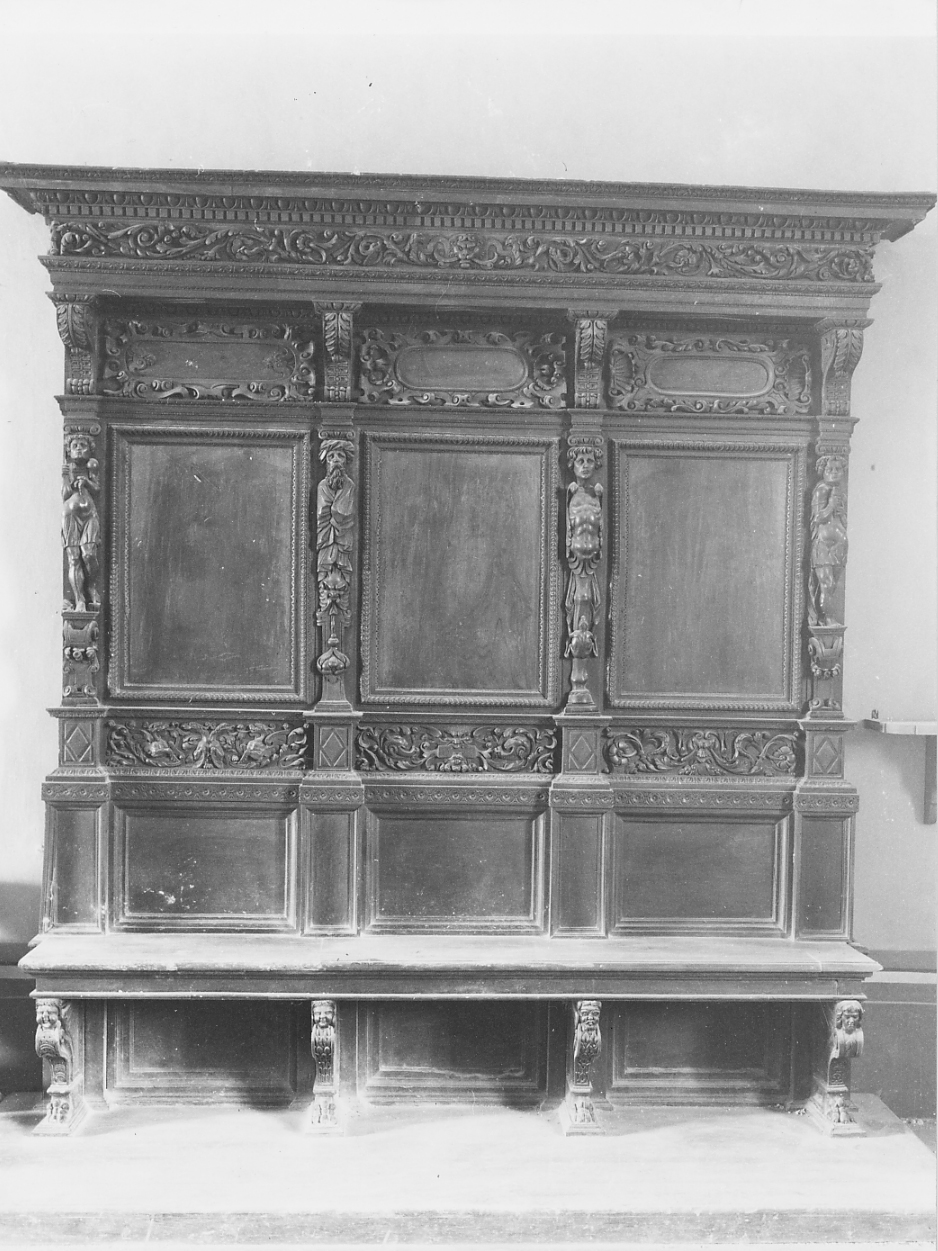 pannello di stallo di coro - produzione abruzzese (sec. XVI)