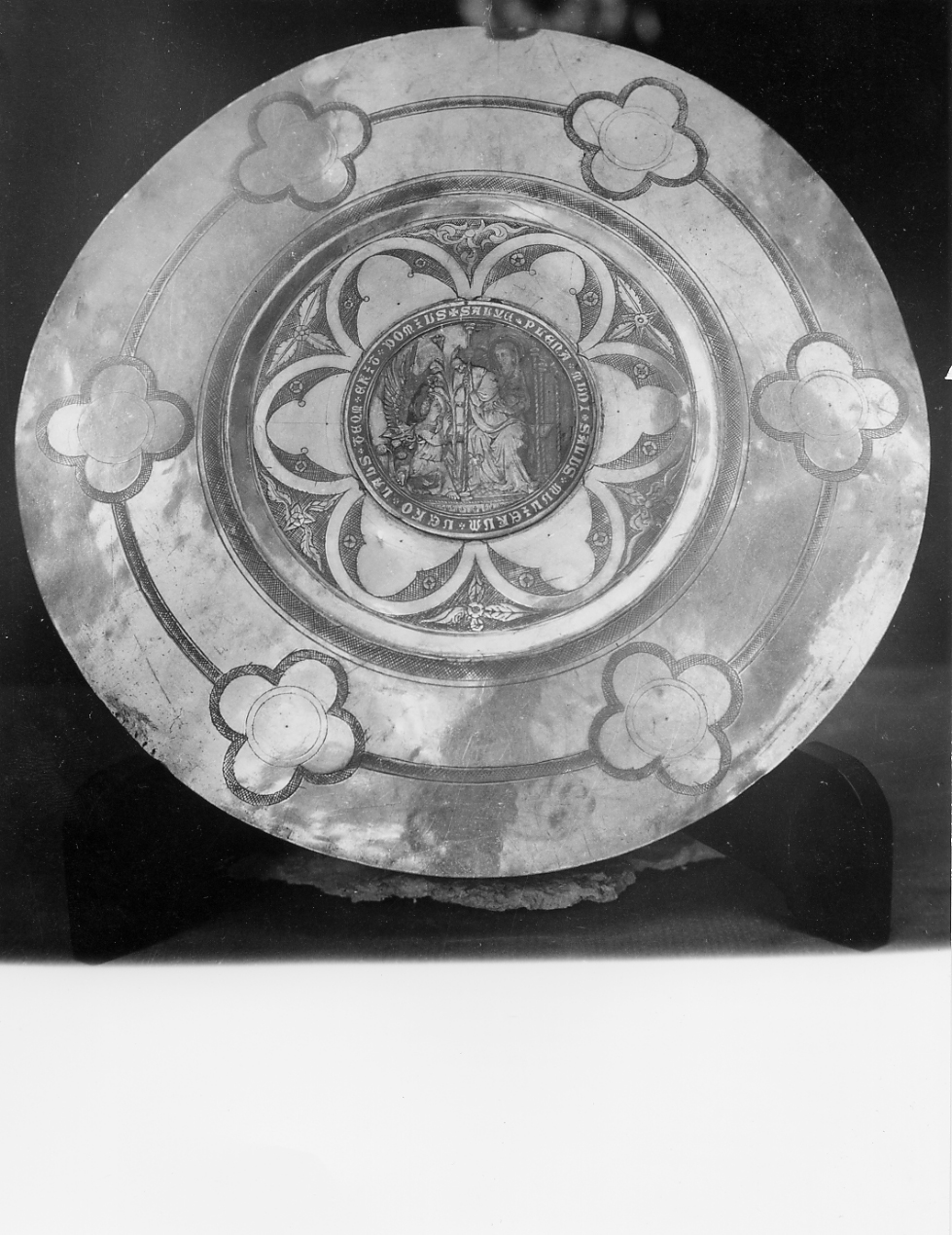 ANNUNCIAZIONE (patena) di Ciccarello di Francesco di Bentivenga (sec. XIV)