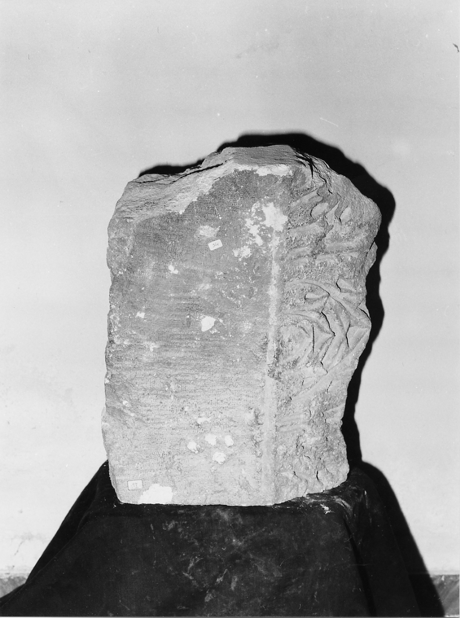 decorazione plastica, frammento - ambito Italia centrale (sec. I)