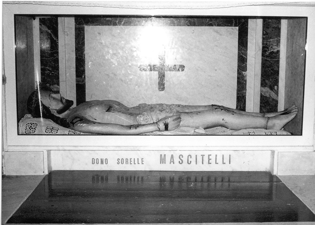 Cristo morto (statua, opera isolata) - ambito abruzzese (sec. XVIII)