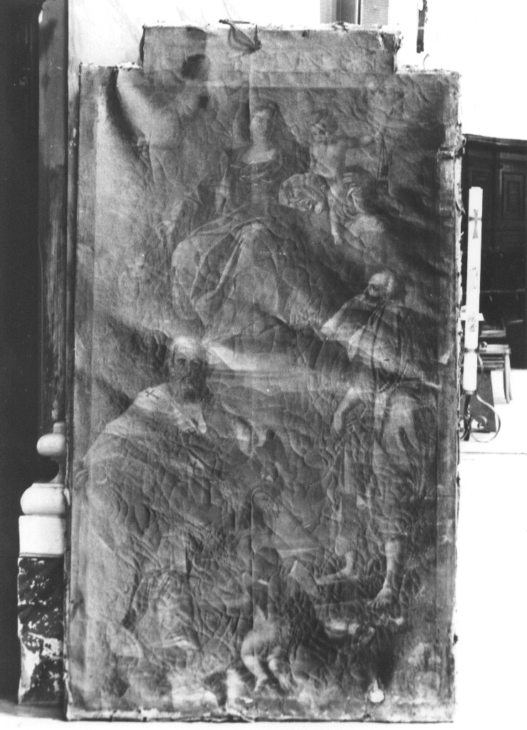 Madonna con Bambino e Santi (dipinto) - ambito Italia centrale (sec. XVIII)