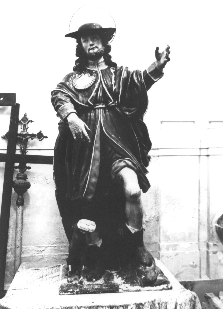 San Rocco (statua) - ambito Italia centrale (sec. XVIII)