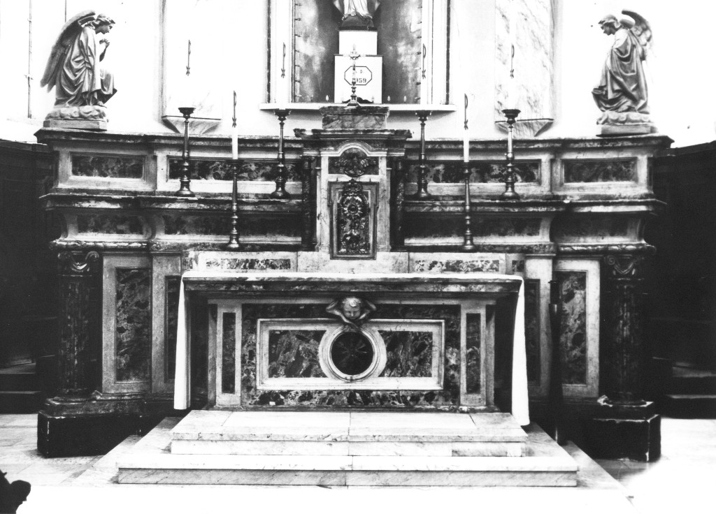 altare maggiore - ambito Italia centrale (sec. XIX)