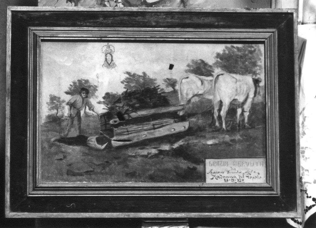 miracolo della Madonna del Popolo (dipinto) - ambito Italia centrale (sec. XX)