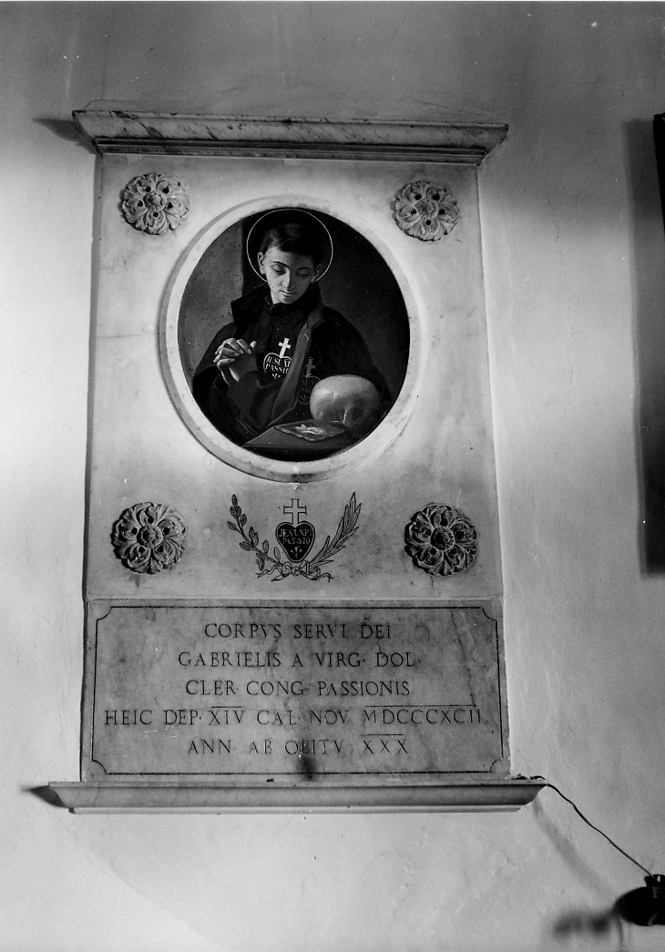 lapide tombale - ambito Italia centrale (fine sec. XIX)