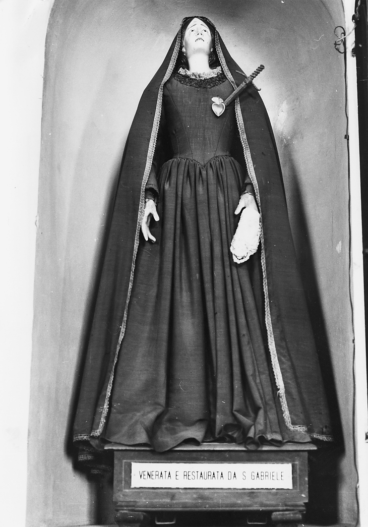 MADONNA ADDOLORATA (statua) - ambito Italia centrale (secc. XVIII/ XIX)