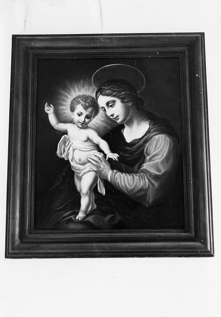MADONNA CON BAMBINO (dipinto) - ambito Italia centrale (secc. XVIII/ XIX)