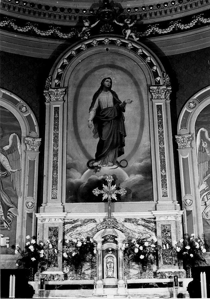 altare maggiore di Ciavalik Beniamino (bottega) (sec. XX)