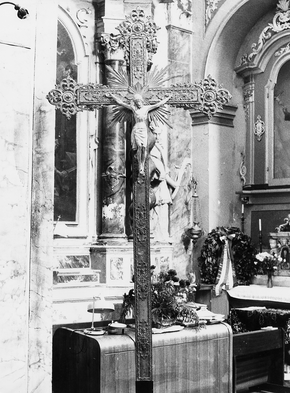 Cristo crocifisso (crocifisso) - ambito Italia centrale (fine/inizio secc. XIX/ XX)