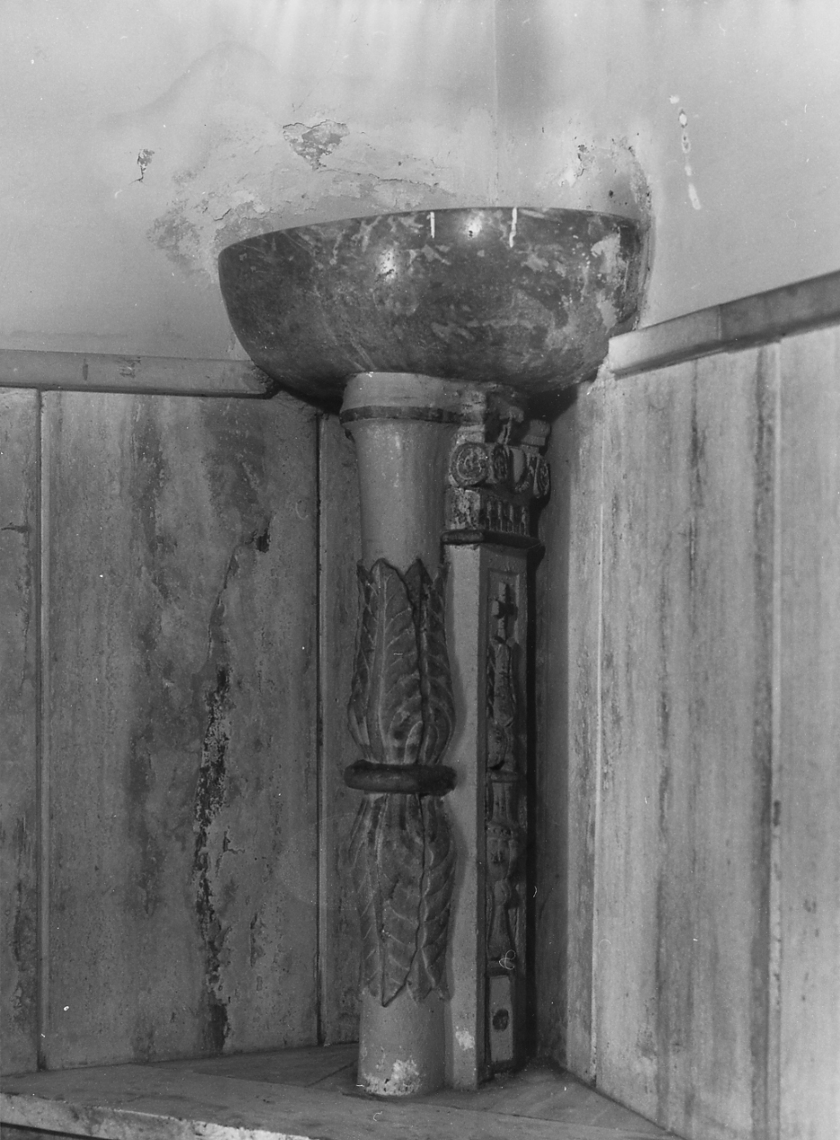 acquasantiera - ambito Italia centrale (sec. XIX)