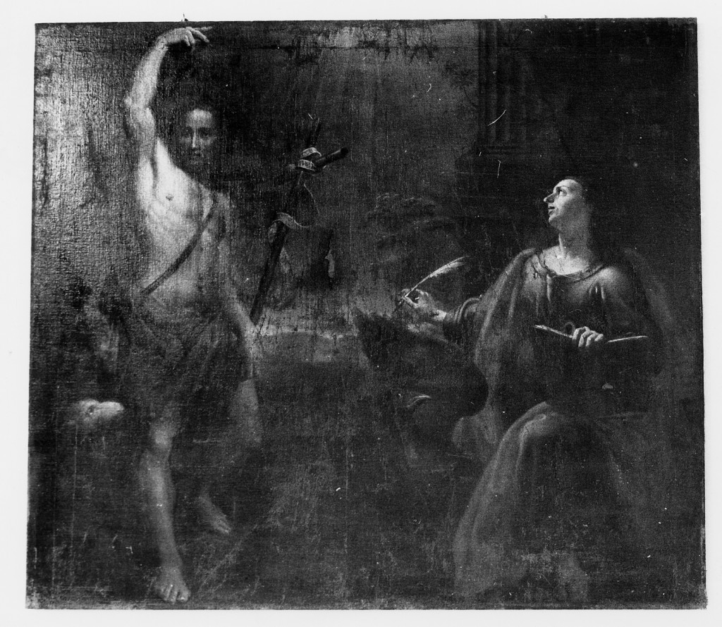 San Giovanni Battista e San Giovanni Evangelista (dipinto) - ambito umbro-senese (sec. XVII)