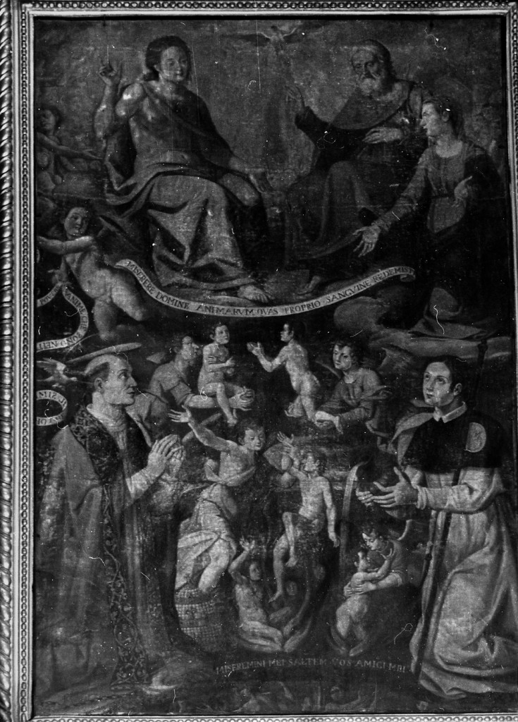 Apparizione della Croce a Costantino durante la battaglia di Ponte Milvio (dipinto) - ambito Italia centrale (sec. I)
