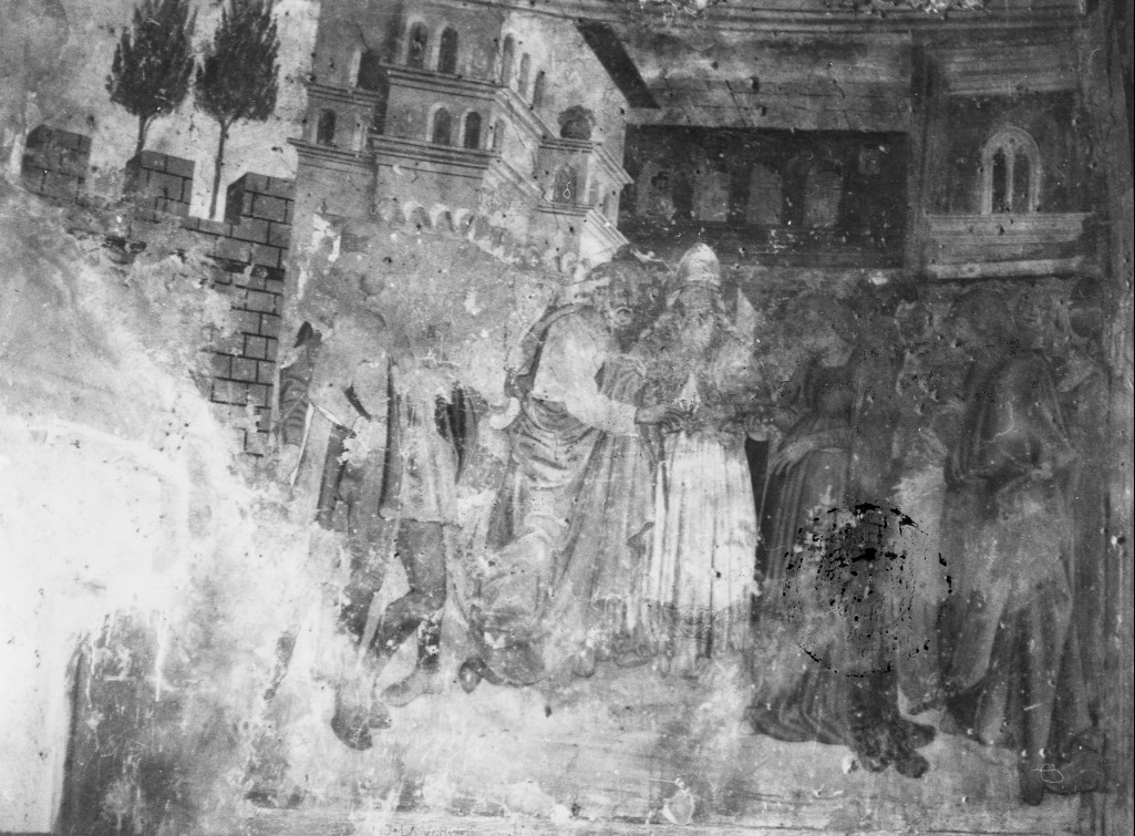 Sposalizio di Maria Vergine (dipinto) - ambito Italia centrale (sec. XV)