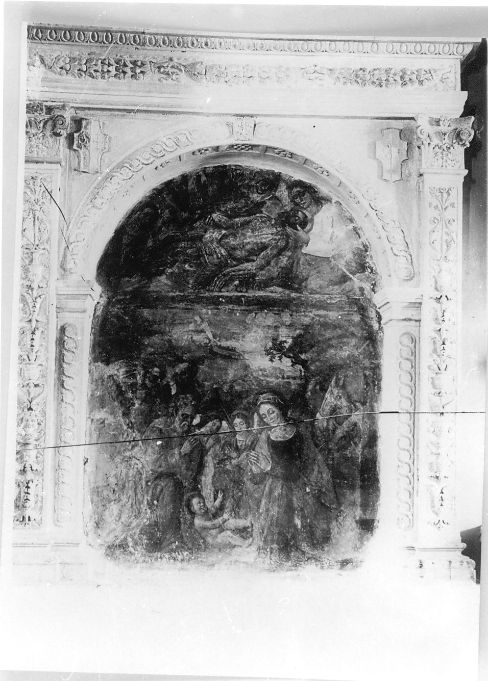 adorazione dei pastori (dipinto) di Francesco di Paolo da Montereale (inizio sec. XVI)