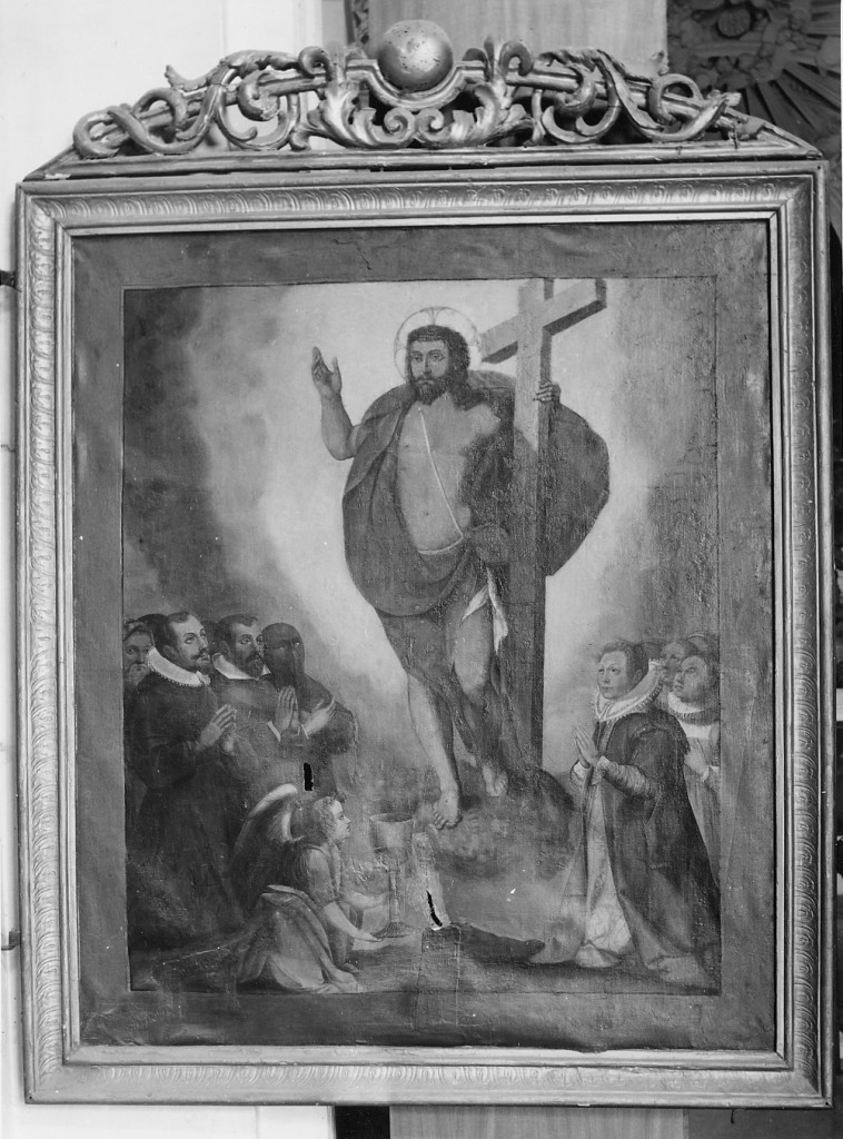 Cristo Redentore benedicente (dipinto) - ambito Italia centrale (sec. XVII)