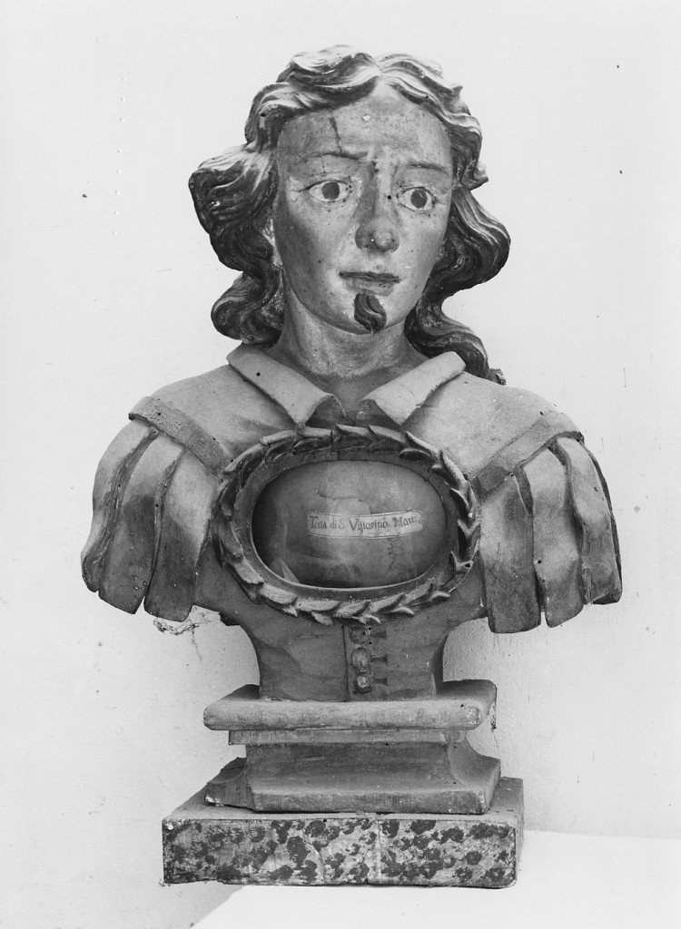 San Vittorino (reliquiario - a busto) - ambito Italia centrale (secc. XVII/ XVIII)