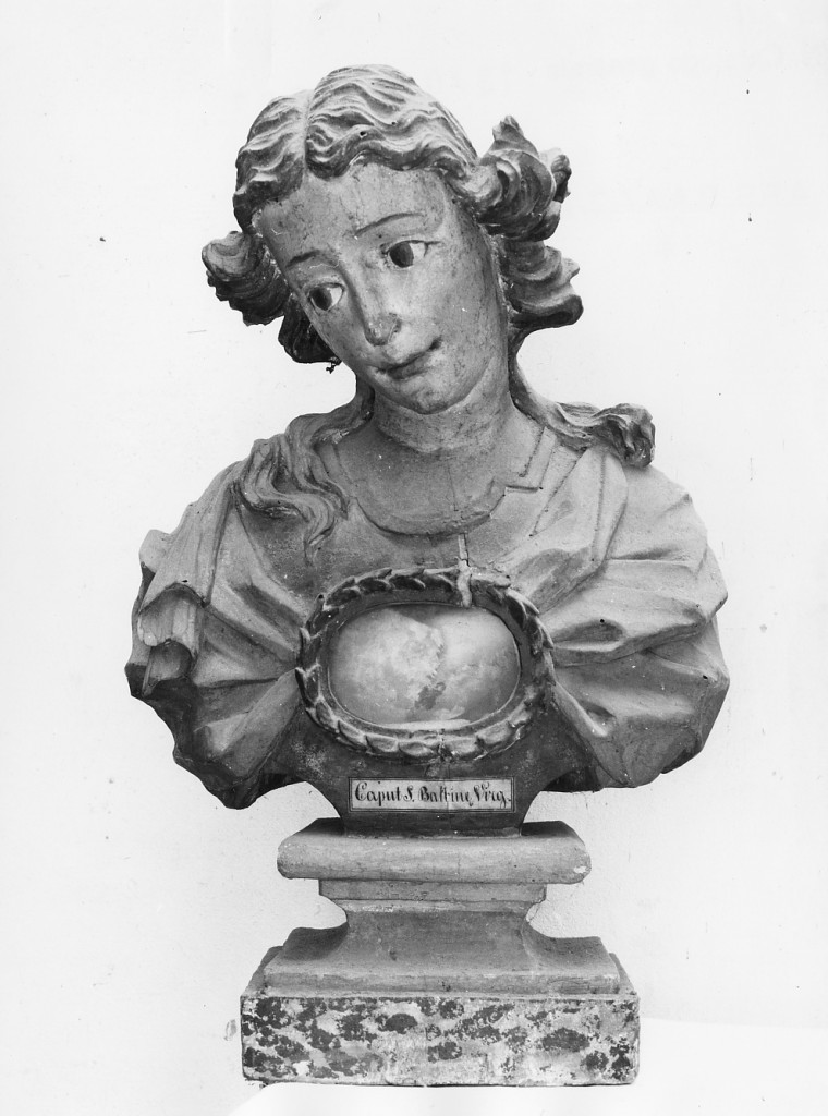 Santa Balbina (reliquiario - a busto) - ambito Italia centrale (secc. XVII/ XVIII)