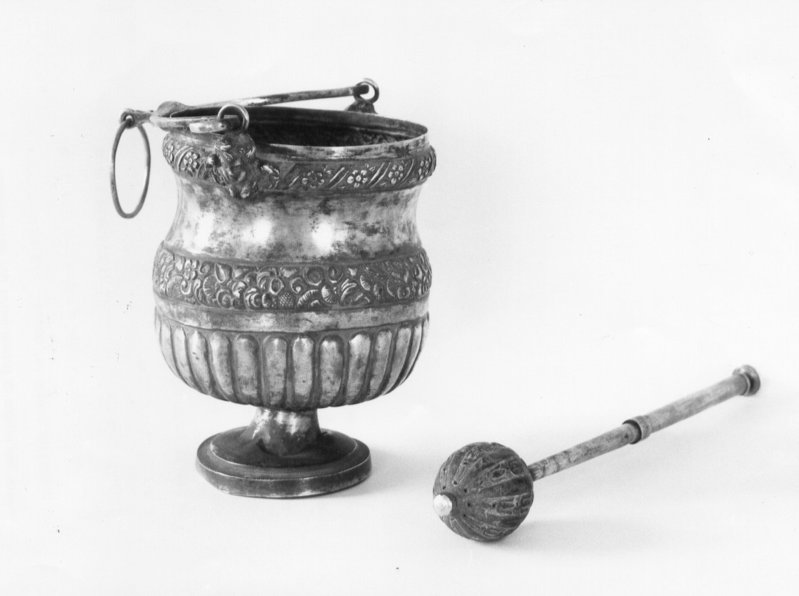 secchiello per l'acqua benedetta - ambito Italia centrale (sec. XVII)