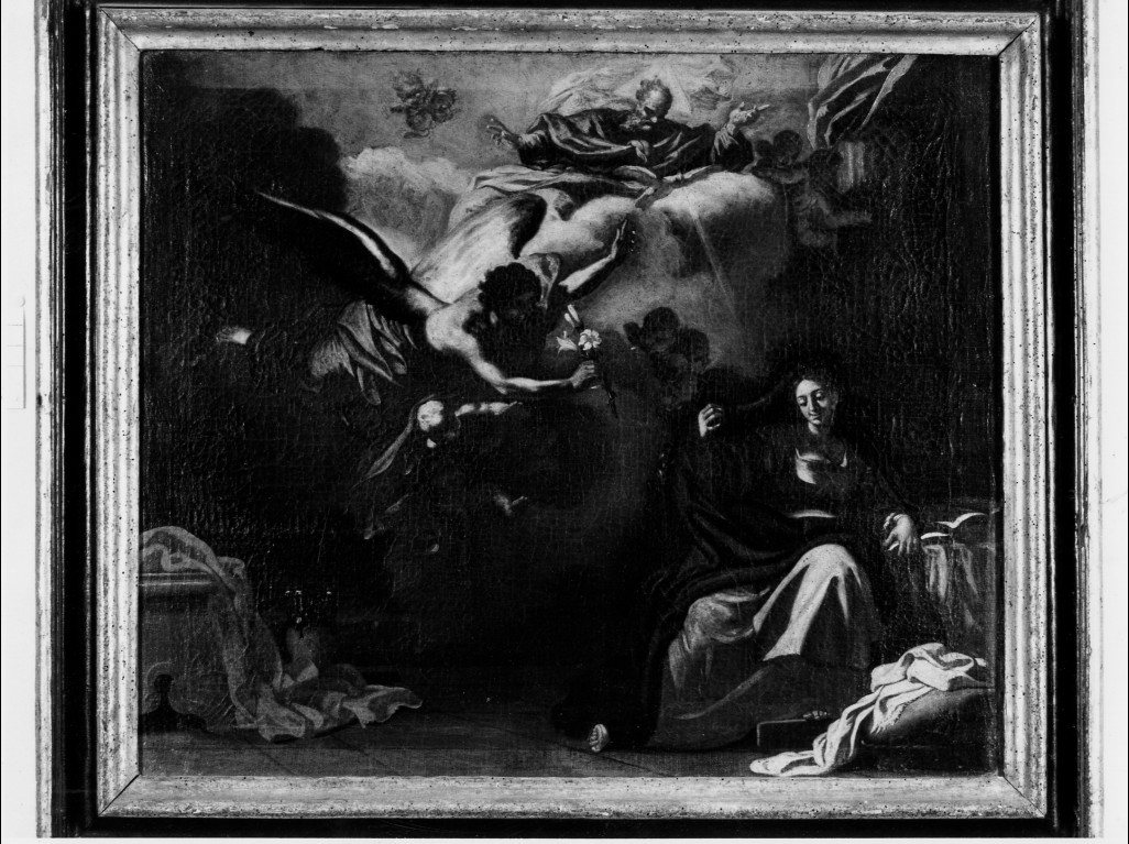 Annunciazione (dipinto) di Tamburelli Serafino (prima metà sec. XVIII)