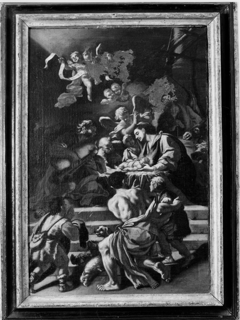 Adorazione dei pastori (dipinto) di Tamburelli Serafino (prima metà sec. XVIII)