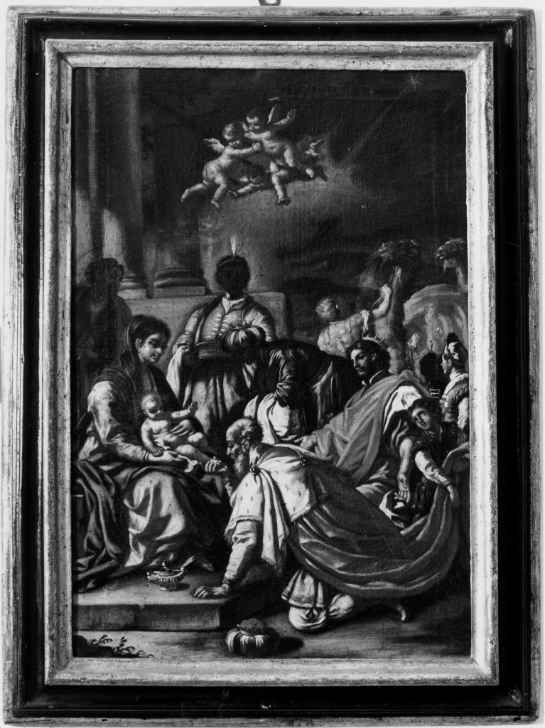 Adorazione dei Magi (dipinto) di Tamburelli Serafino (prima metà sec. XVIII)