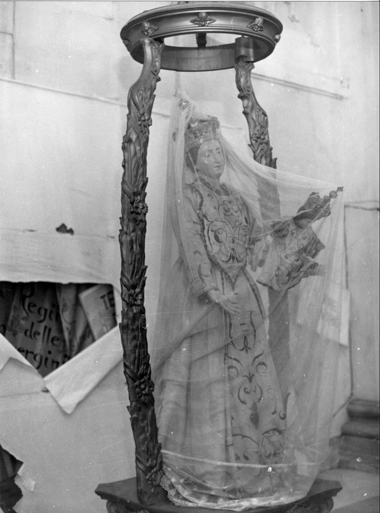 Madonna con Bambino (statua) - ambito Italia centrale (sec. XIX)