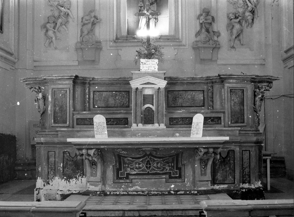 altare maggiore - ambito Italia centrale (sec. XVI)