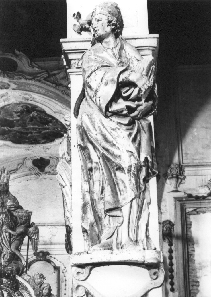 San Gregorio Magno, San Gregorio (scultura, opera isolata) - bottega abruzzese (sec. XVII)