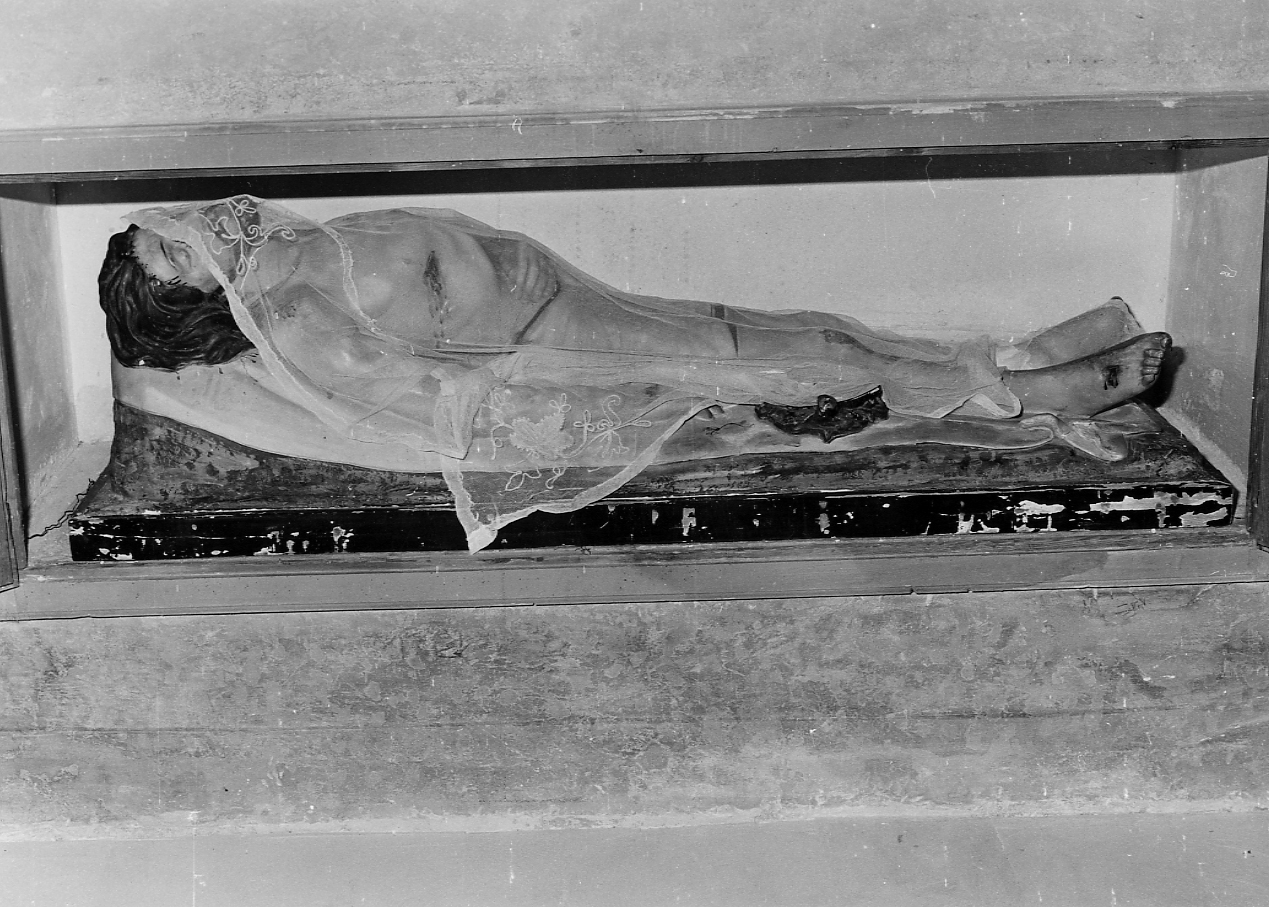 CRISTO DEPOSTO DALLA CROCE (statua) - bottega Italia centrale (sec. XIX)