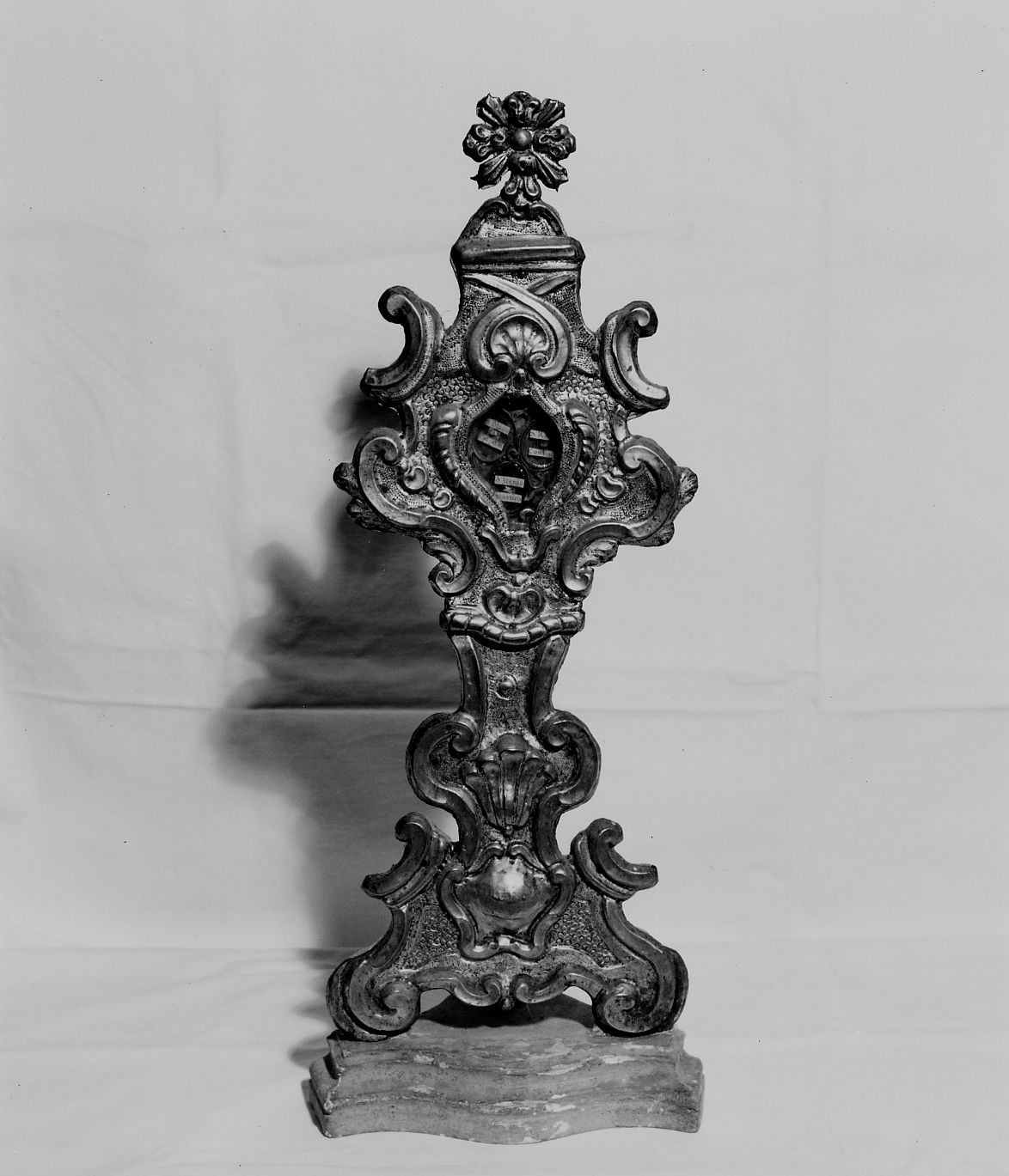 reliquiario - a ostensorio - bottega Italia centrale (sec. XVIII)