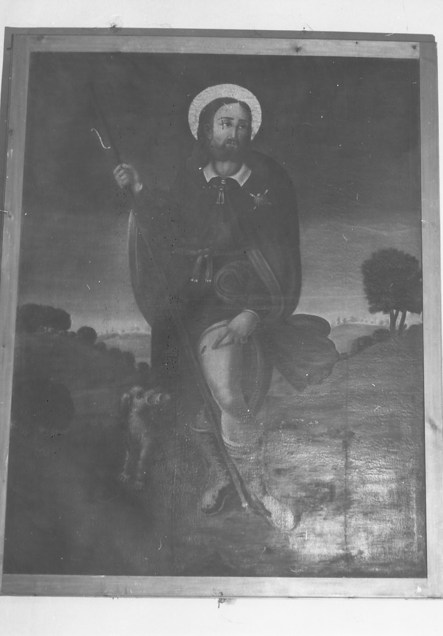 SAN ROCCO (dipinto, opera isolata) - bottega Italia centrale (sec. XVII)