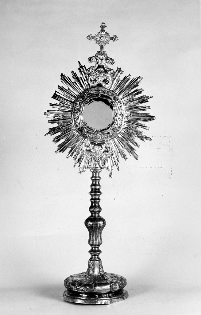 ostensorio - ambito napoletano (sec. XVIII)