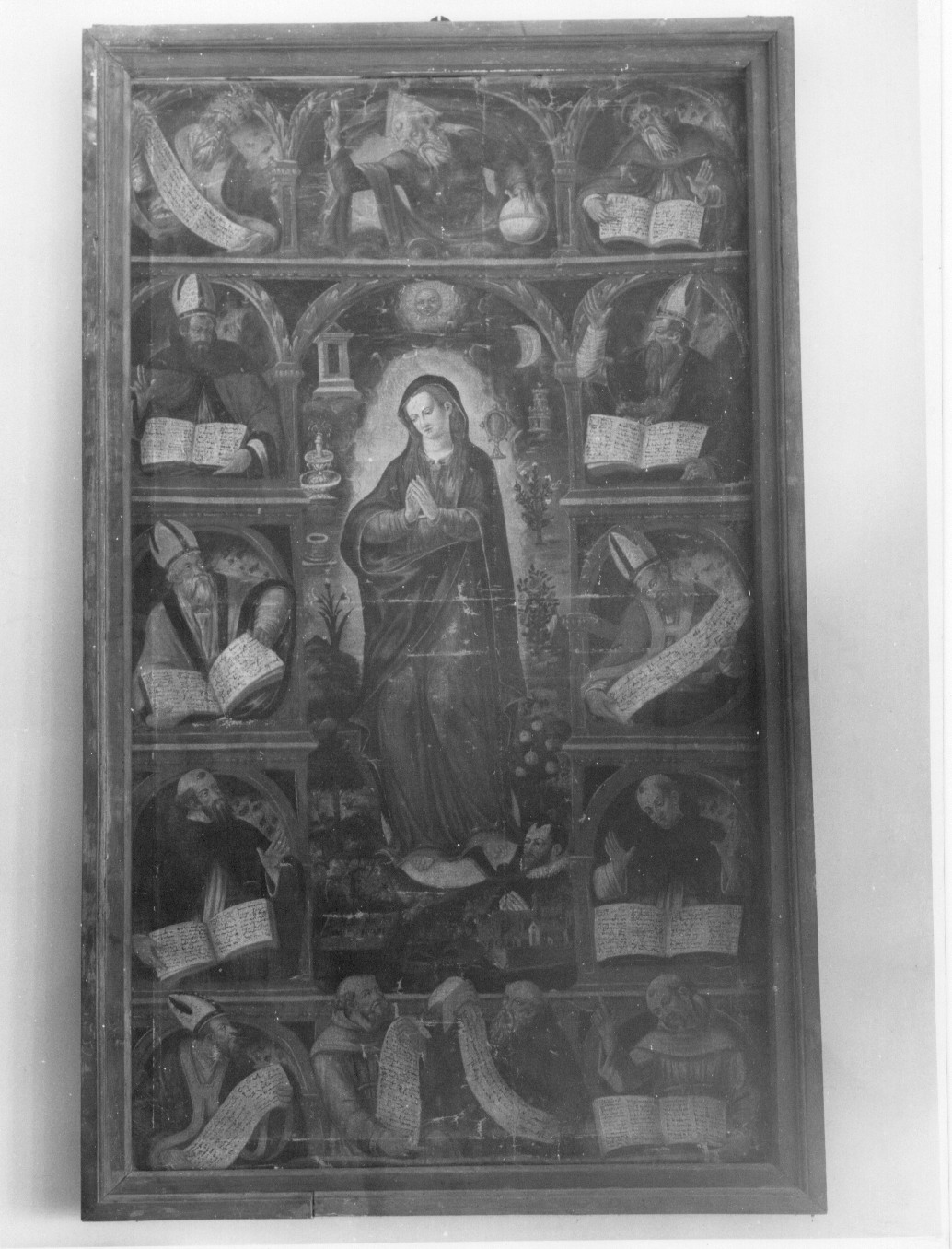 Vergine Immacolata, Santi e Vescovi (dipinto) - ambito abruzzese (seconda metà sec. XVI)