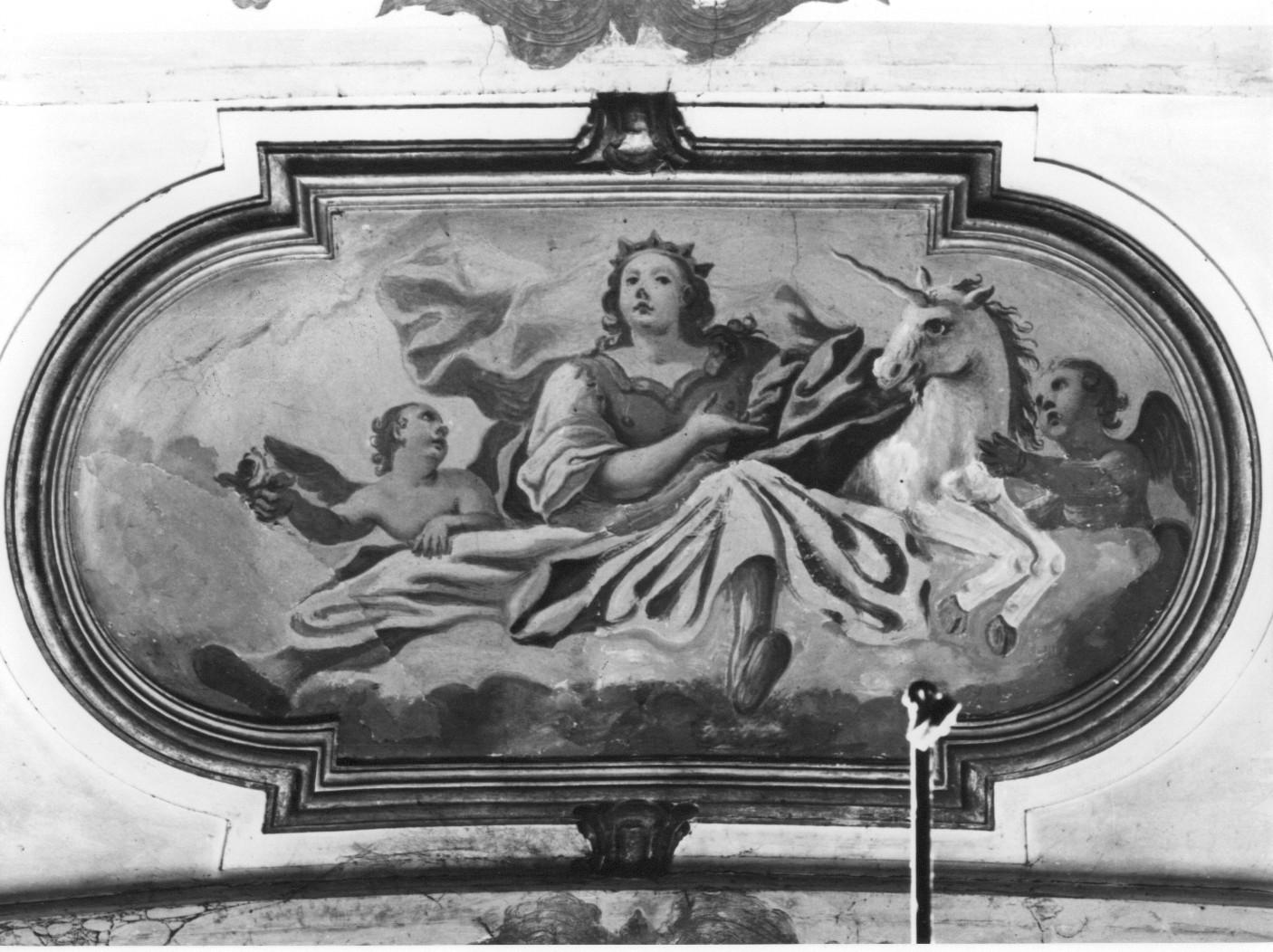 figure allegoriche femminili (dipinto, ciclo) di Teodoro Donato (attribuito) (prima metà sec. XVIII)