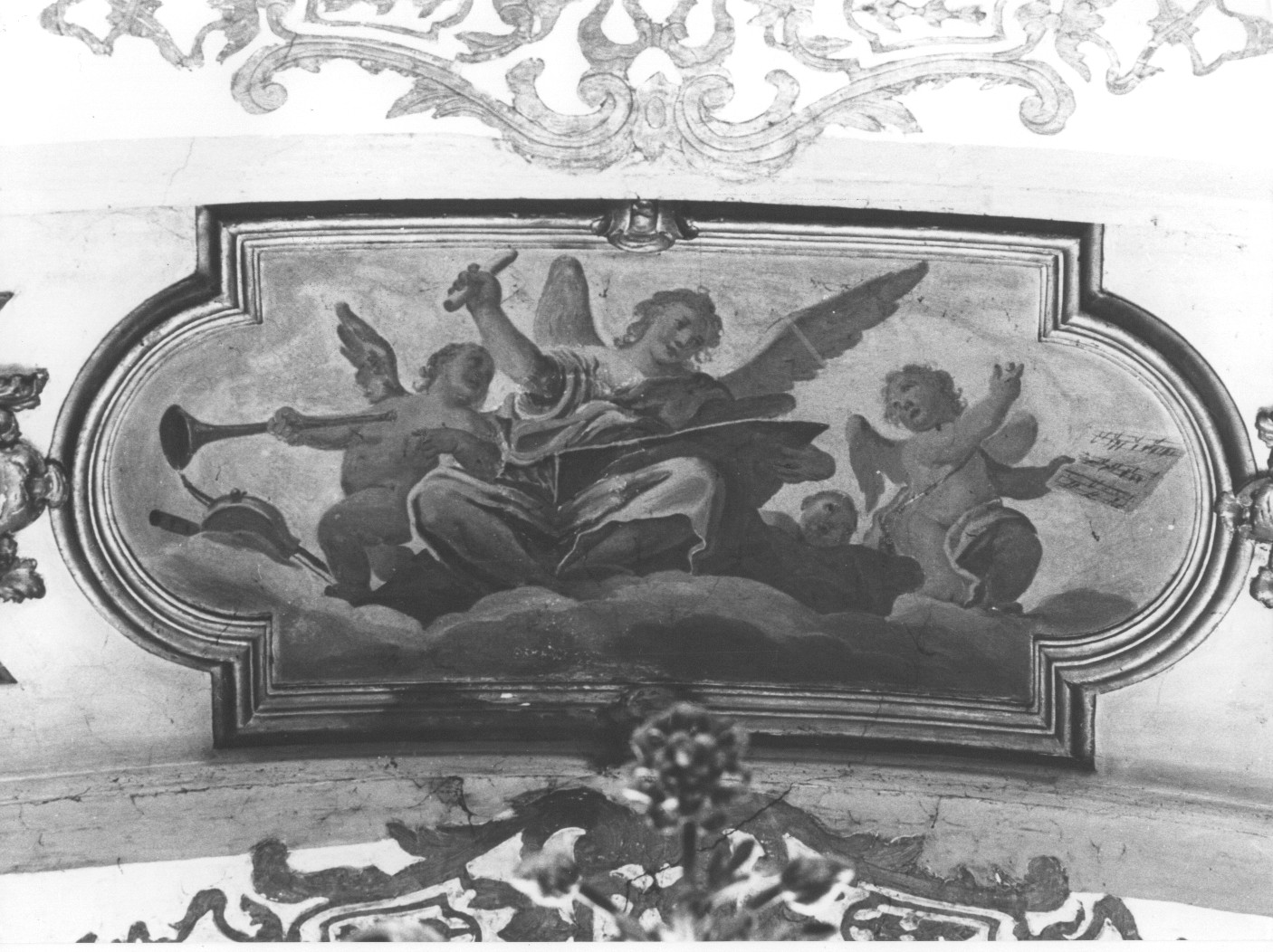 figure allegoriche femminili (dipinto, ciclo) di Teodoro Donato (attribuito) (prima metà sec. XVIII)