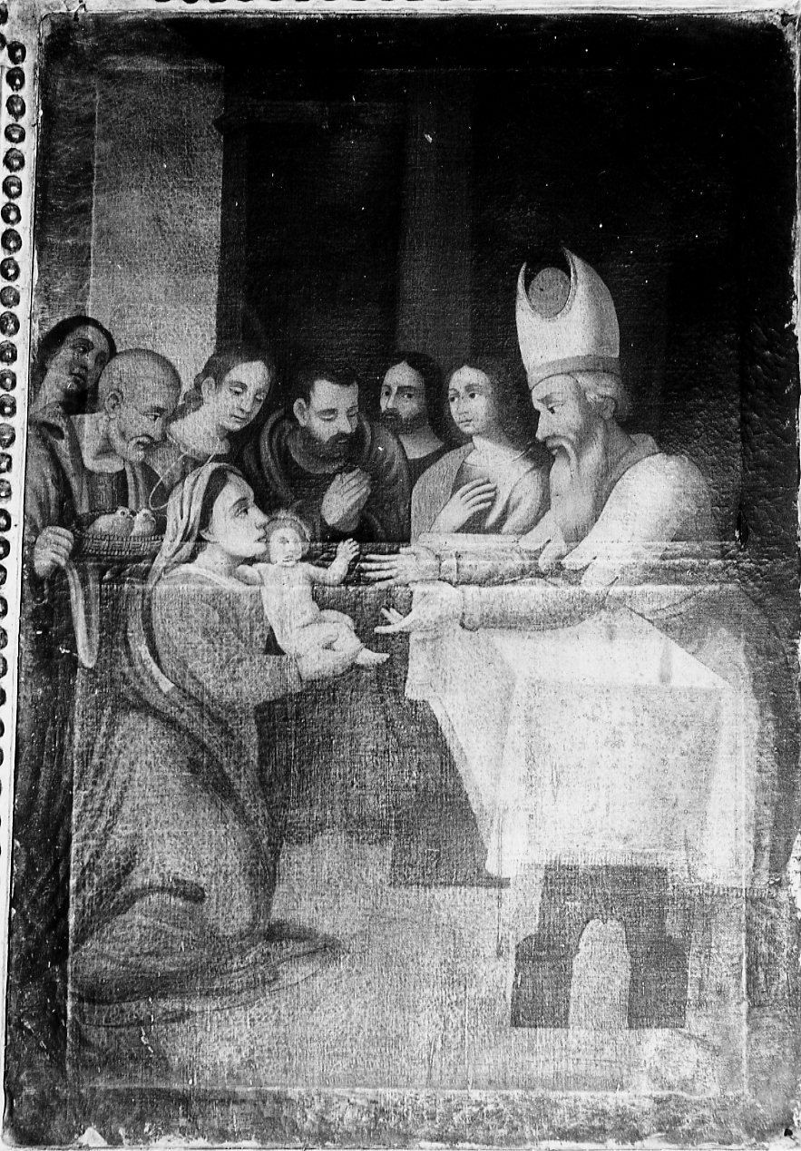PRESENTAZIONE DI GESU' AL TEMPIO (dipinto, opera isolata) - bottega Italia centrale (sec. XIX)