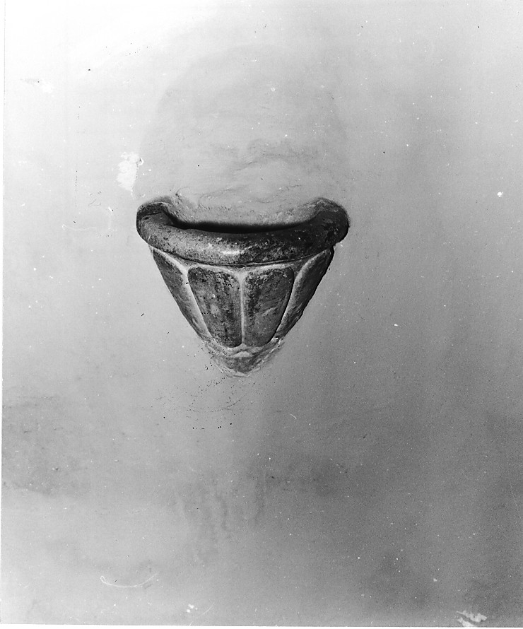 acquasantiera - bottega Italia centrale (sec. XIX)