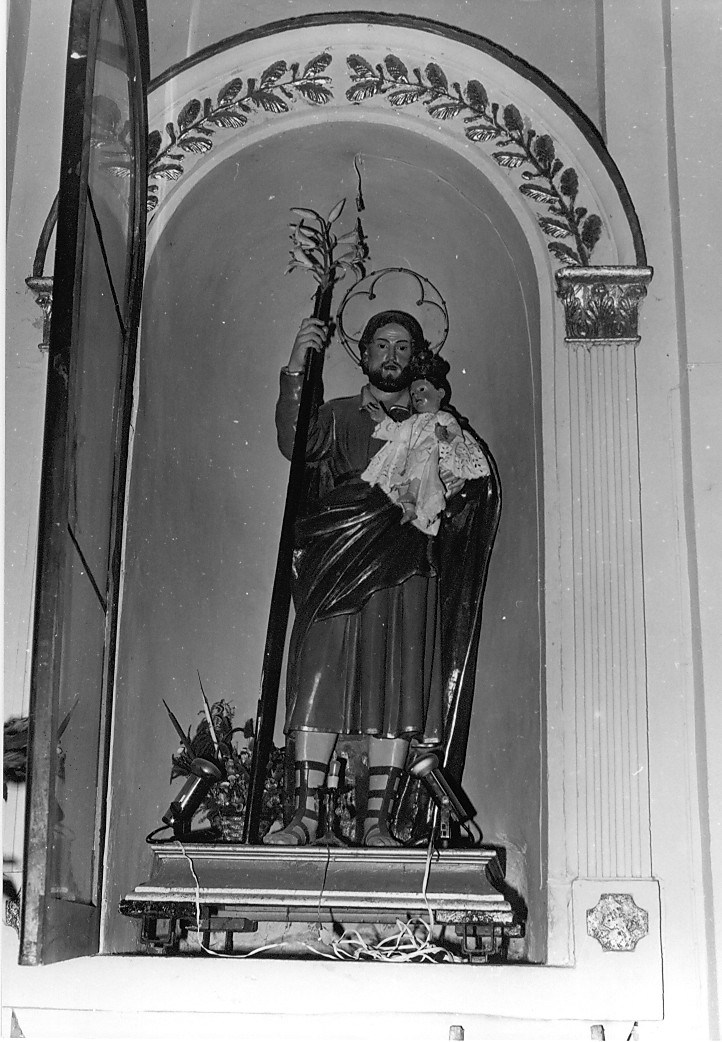 San Giuseppe e Gesù Bambino (statua) - bottega Italia centrale (sec. XVIII)