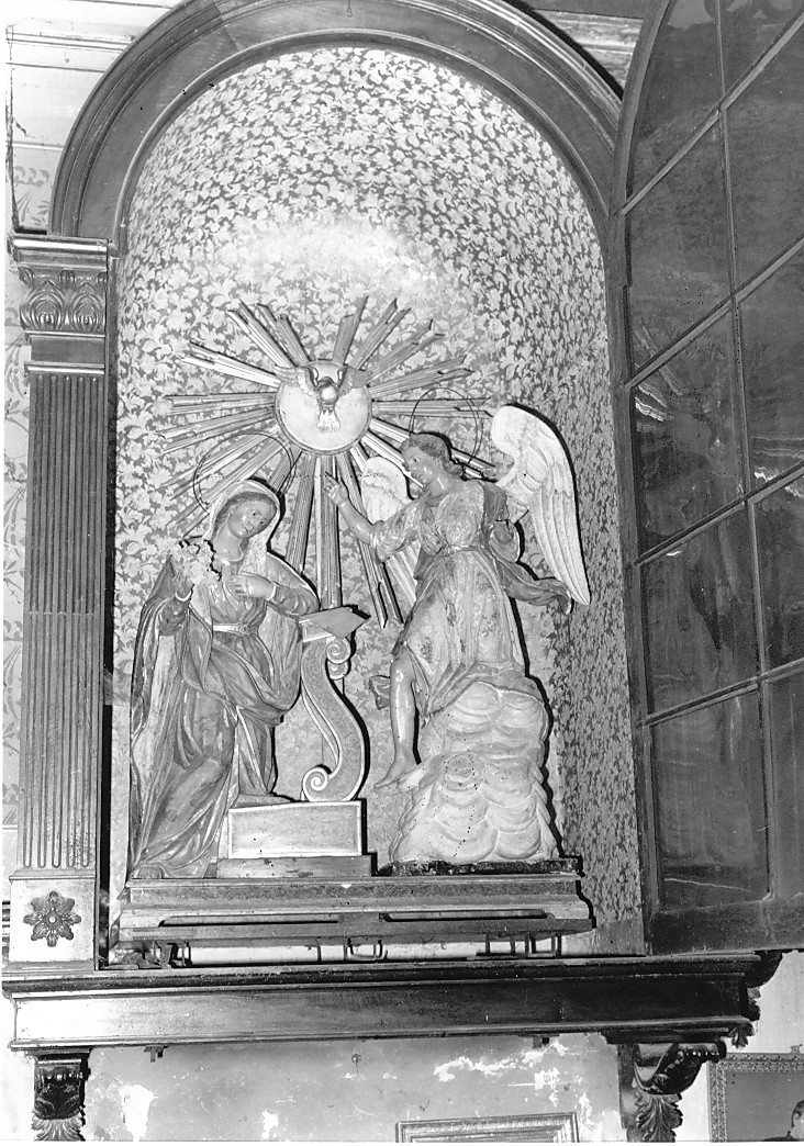 Annunciazione (gruppo scultoreo) - bottega Italia centrale (sec. XVIII)
