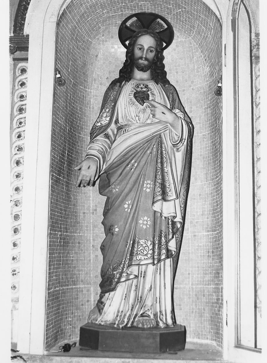 Sacro Cuore di Gesù (statua) - bottega Italia centrale (fine sec. XX)