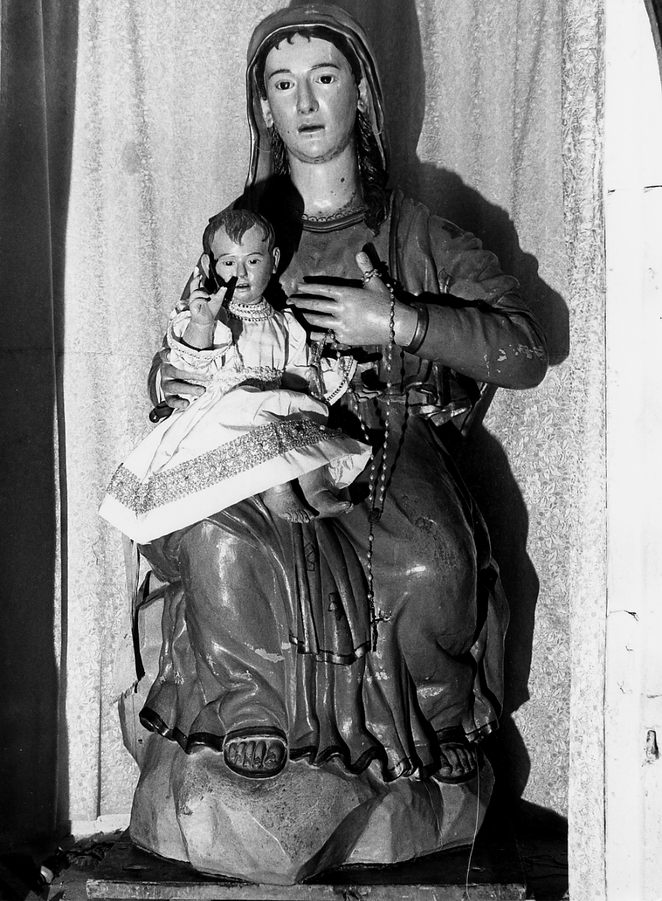 Madonna di Pietrabona, Madonna con Bambino (statua) - bottega Italia centrale (seconda metà sec. XIX)