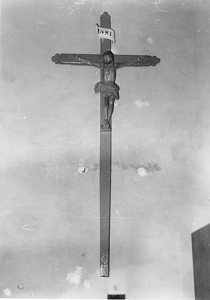 Cristo crocifisso (scultura) - bottega Italia centrale (sec. XIX)