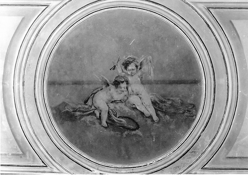 Angeli con i simboli della Passione (dipinto) - bottega Italia centrale (prima metà sec. XX)