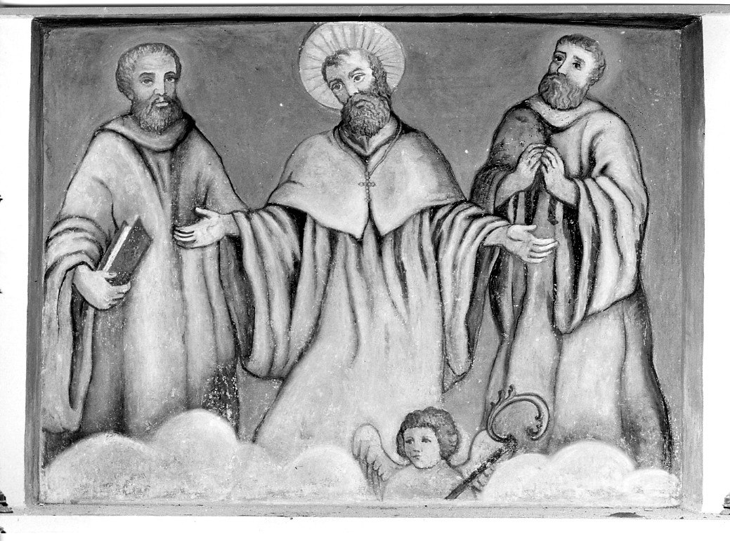 San Mauro e Santi (dipinto) - bottega Italia centrale (sec. XIX)