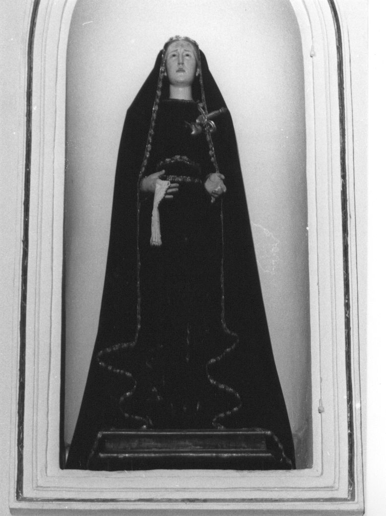 Madonna Addolorata (statua, opera isolata) - bottega Italia centrale (sec. XIX)