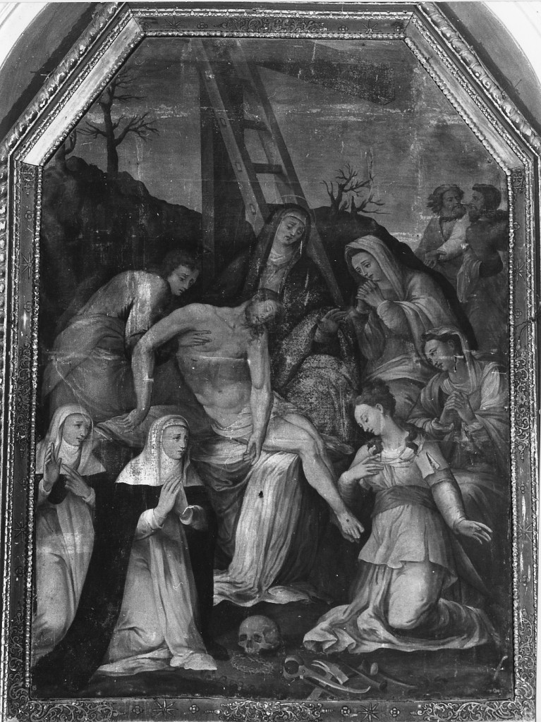 deposizione di Cristo dalla croce (dipinto) - ambito italiano (sec. XVII)