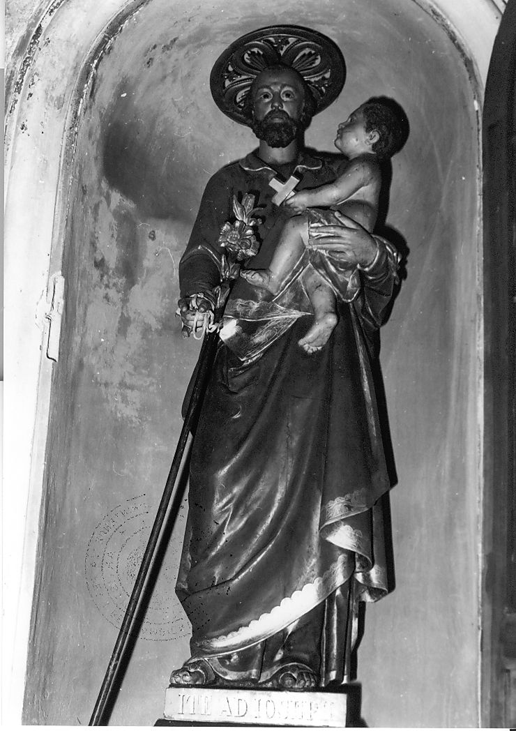 San Giuseppe e Gesù Bambino (statua) - ambito Italia centrale (sec. XX)