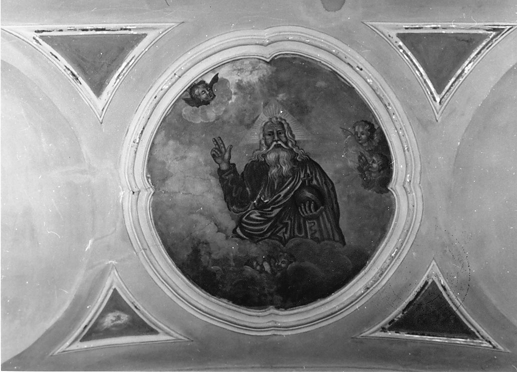 Dio padre (dipinto) di Manilla Cesare (sec. XX)