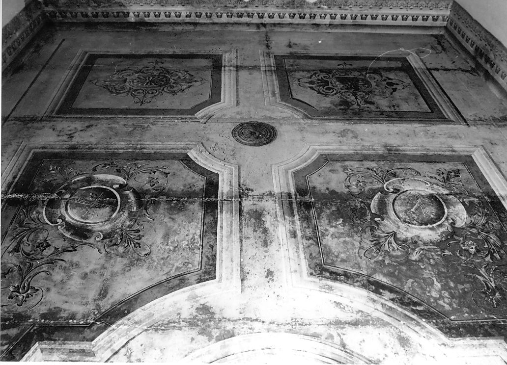 Elementi decorativi (dipinto) di Manilla Cesare (sec. XX)